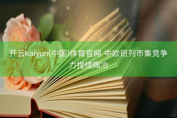 开云kaiyun(中国)体育官网 中欧班列市集竞争力捏续陶冶
